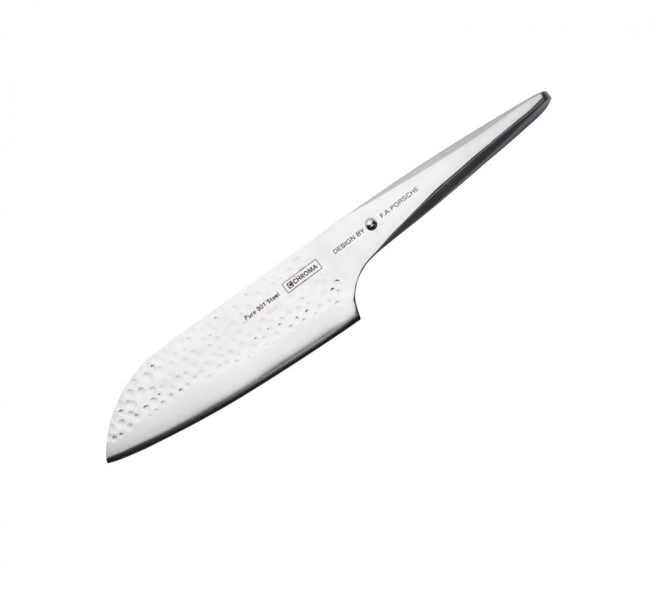 Thomas Buehner Shop – CHROMA Messer gehämmert Santoku 178 mm